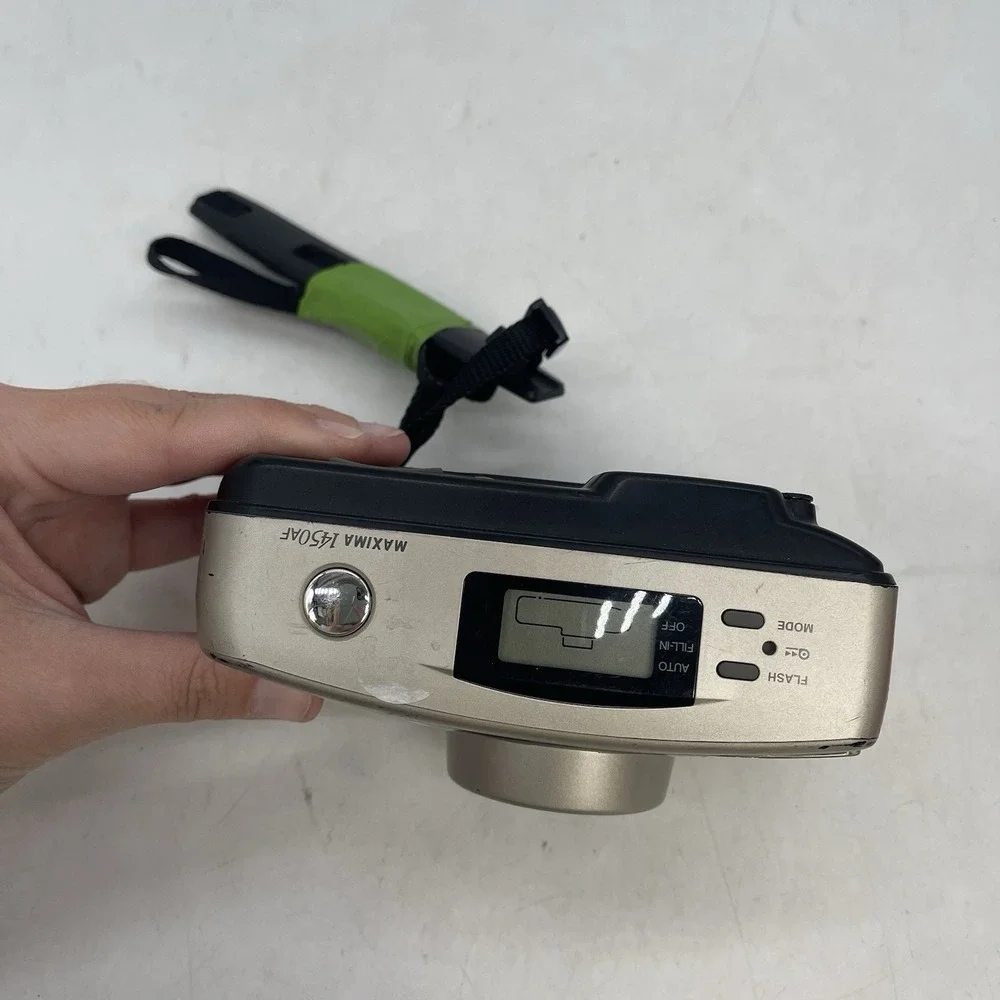SAMSUNG Maxima 1450AF 35mm Point Shoot Film Camera Zoom Data Back Needs Battery